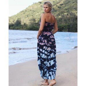 Anthropologie Kaia Tie Dye Maxi Dress by Amadi